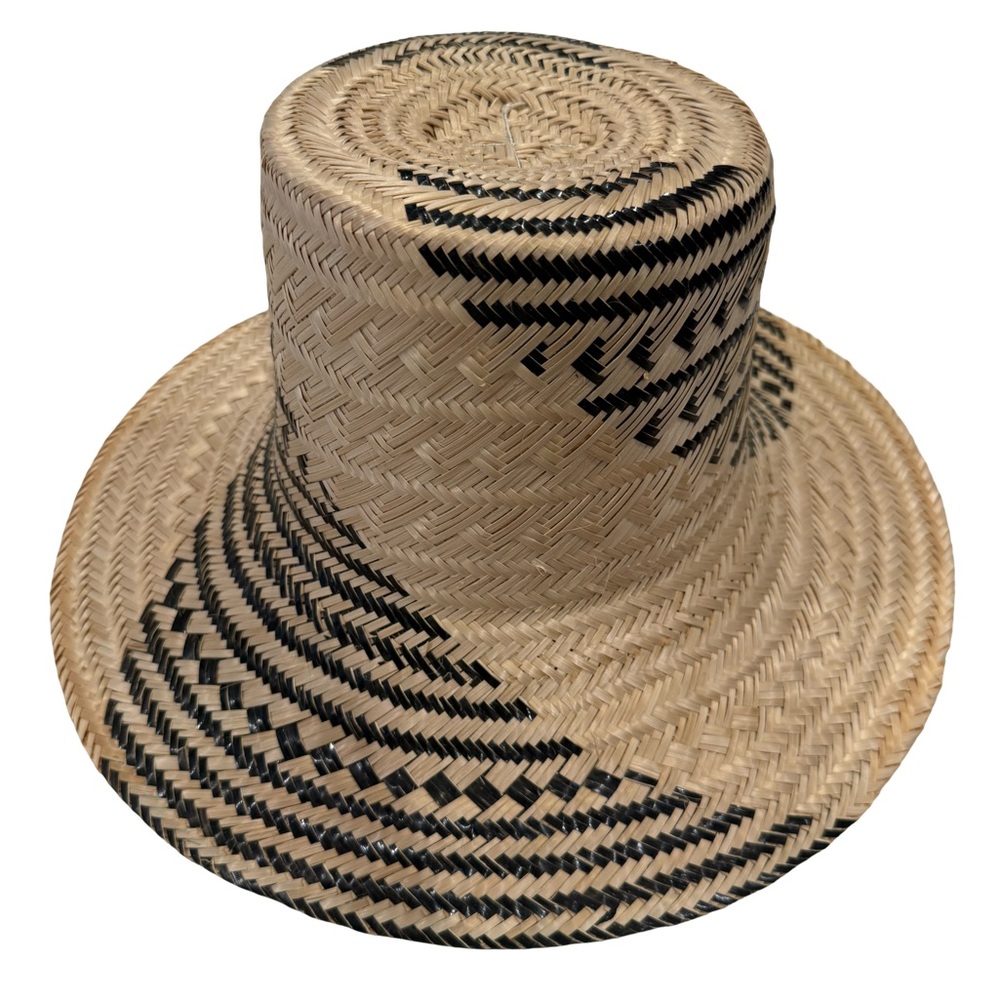 Straw Bucket Hat - Like New!